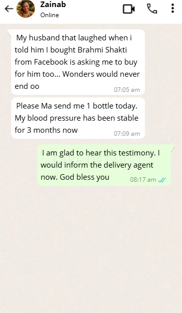 Customer testimonial