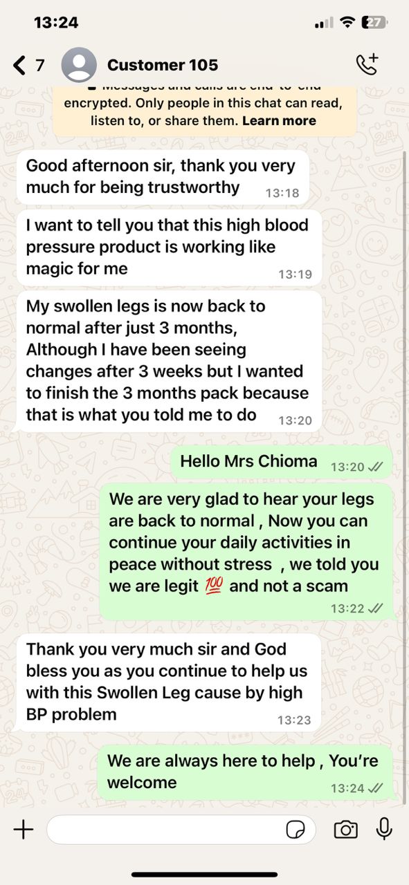 Swollen legs